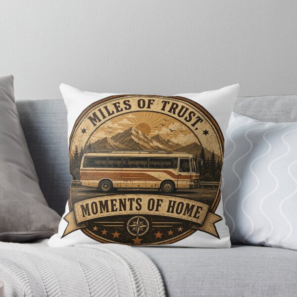Item preview, Miles Of Trust Moments Of Home - Bus Driver Gift designed and sold by Haque Desigens.