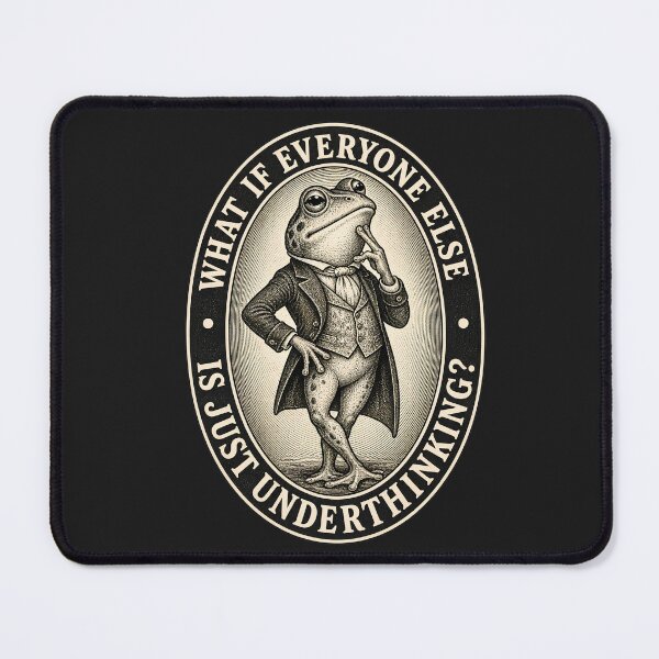 Item preview, Funny Frog  Shirt, What If Everyone Else Is Just Underthinking Tee designed and sold by greatmar1.