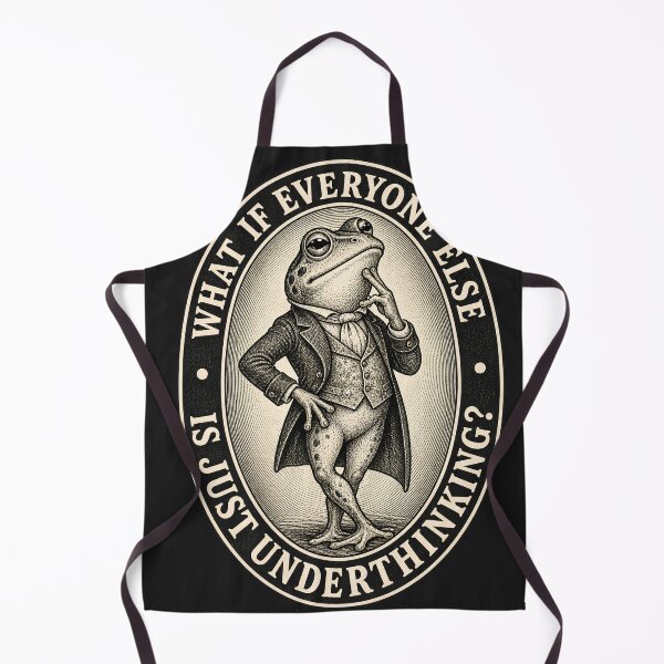 Item preview, Funny Frog Shirt, What If Everyone Else Is Just Underthinking Tee designed and sold by greatmar1.