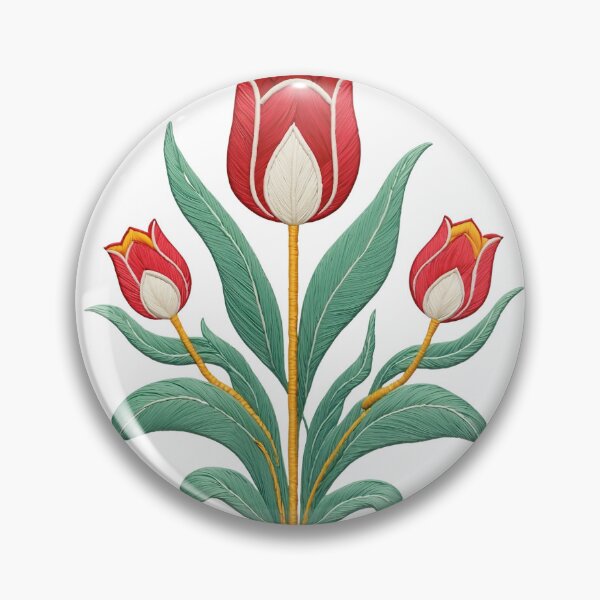 Item preview, Tulip Folk Embroidery Mandala Clipart Collection 22 designed and sold by PlayPlearnZone.