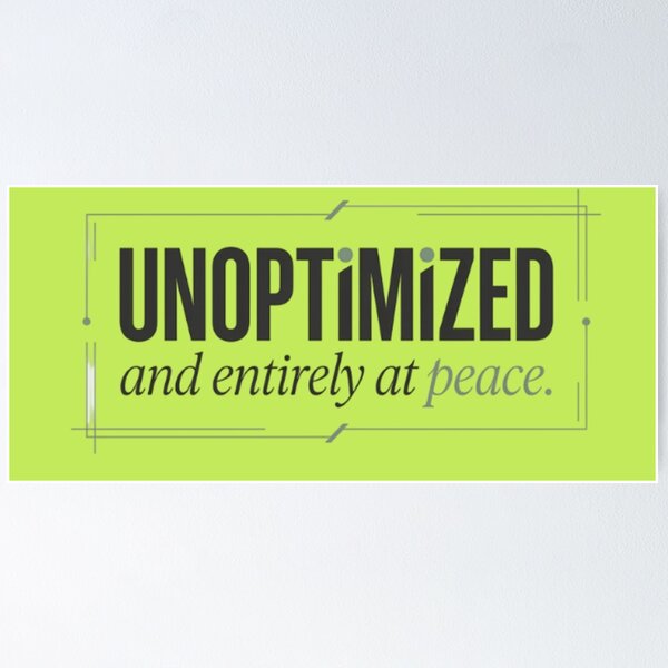 Item preview, Unoptimized Corporate Existential Dread Tee designed and sold by EIPTOW.