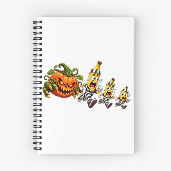 Item preview, 3 Bananas Escape a Giant Halloween Pumpkin – Funny Spooky Adventure designed and sold by ArtSpark Studio.