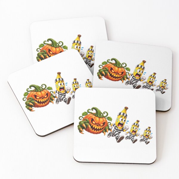 Item preview, 3 Bananas Escape a Giant Halloween Pumpkin – Funny Spooky Adventure designed and sold by ArtSpark Studio.