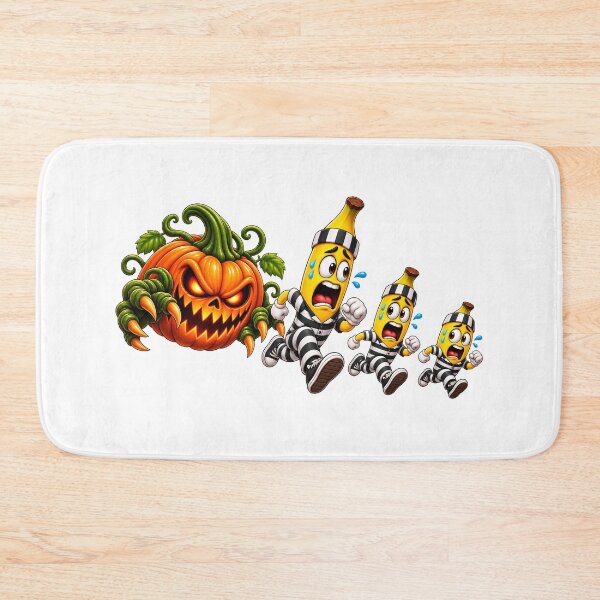 Item preview, 3 Bananas Escape a Giant Halloween Pumpkin – Funny Spooky Adventure designed and sold by ArtSpark Studio.