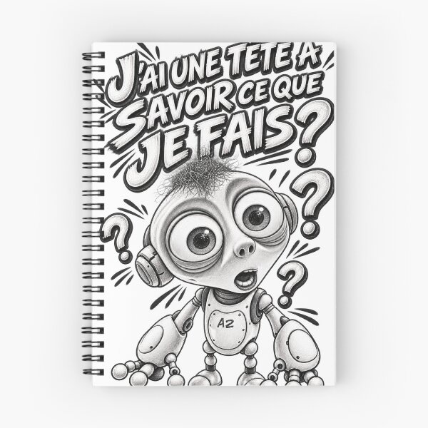 Item preview, Do I look like I know what I'm doing? – Funny robot with a pencil designed and sold by CR3@TIX-BOUTIK.