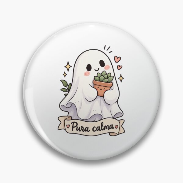Item preview, Pura Calma Cute Ghost designed and sold by BlackBoneArt.