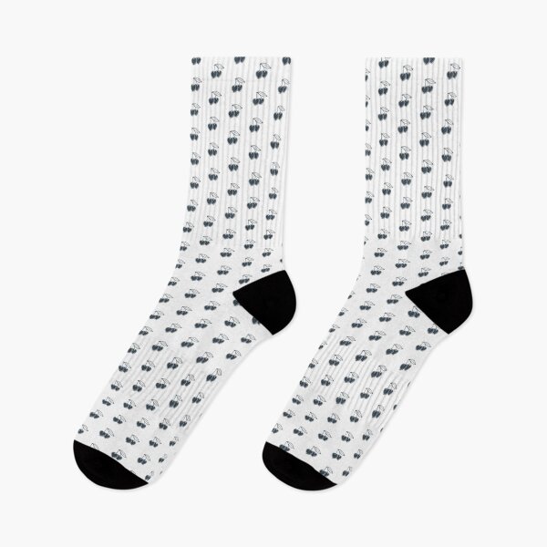 Item preview, Charcoal Heart Cherry Pair Design designed and sold by pattern-archive.
