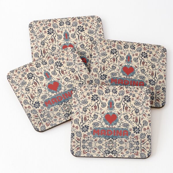 Item preview, Eznik Tile Inspired Islamic Floral Pattern (V.3) – Madina Mosque Art designed and sold by D-Islamic.