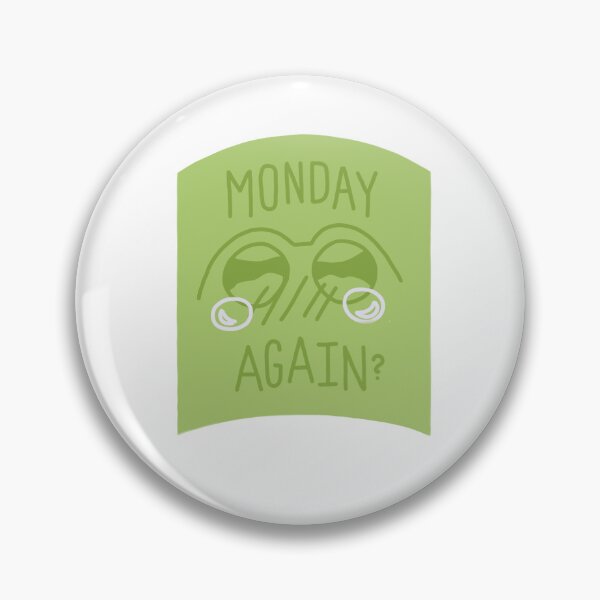 Item preview, Monday, again frog icon designed and sold by whattheduck101.