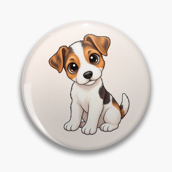 Item preview, Kawaii Jack Russell Puppy – Cute Jack Russell Terrier Gift designed and sold by FloreDreamStudio.
