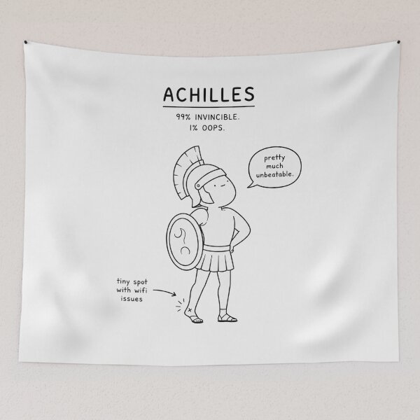 Item preview, Funny Greek Hero Achilles Myth Humor Meme designed and sold by Owcomm.