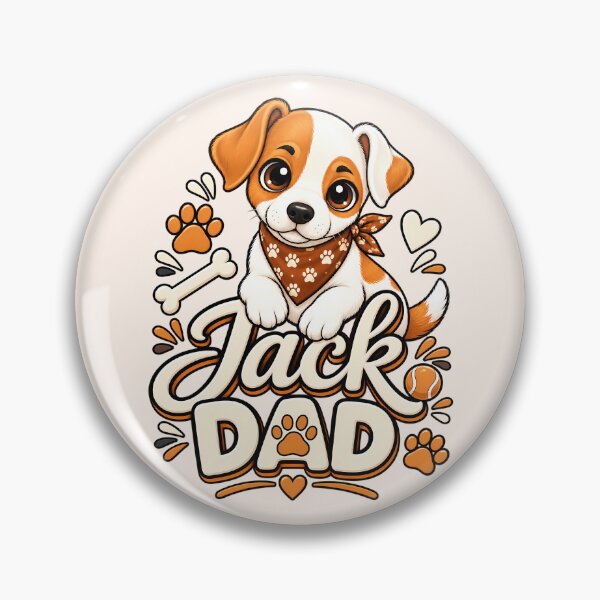 Item preview, Jack Russell Dad – Cute Dog Lover Gift designed and sold by FloreDreamStudio.