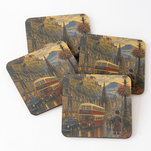 Item preview, Retro Edinburgh designed and sold by FloramoonArt.