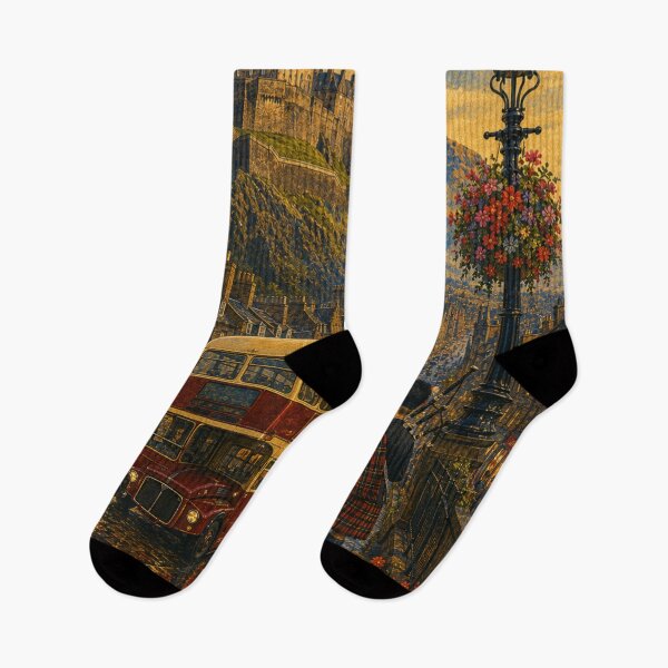 Item preview, Retro Edinburgh designed and sold by FloramoonArt.
