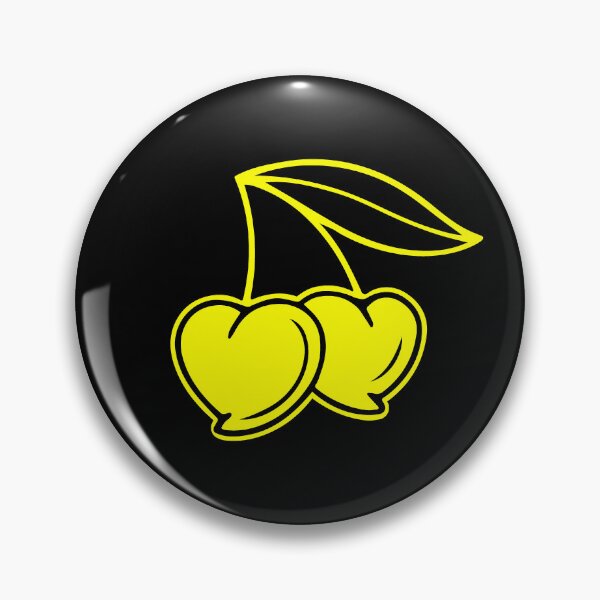 Item preview, Yellow Heart Cherry Pair Design designed and sold by pattern-archive.