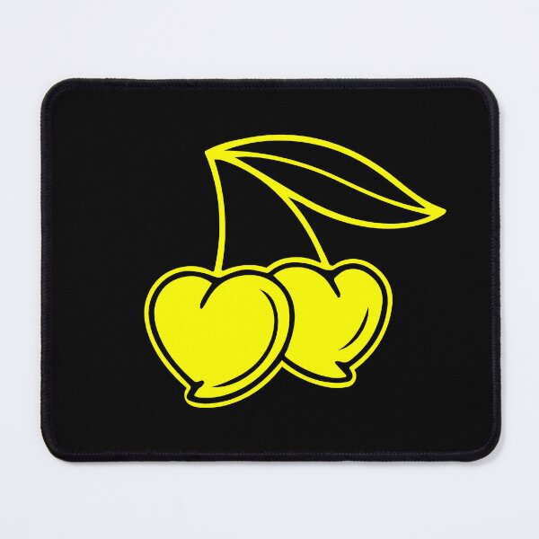 Item preview, Yellow Heart Cherry Pair Design designed and sold by pattern-archive.
