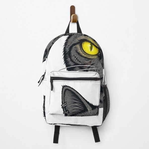 Item preview, MEAN Horror Tabby Cat - Glowing Yellow Eyes - Halloween  designed and sold by CMWorkshop.