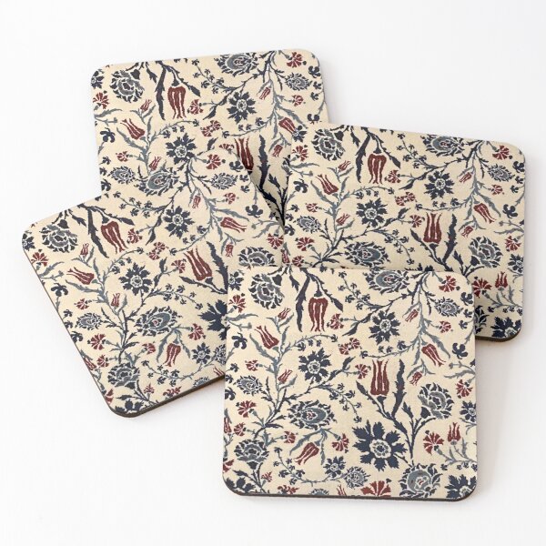 Item preview, Eznik Tile Inspired Islamic Floral Pattern (V.5) – Madina Mosque Art designed and sold by D-Islamic.