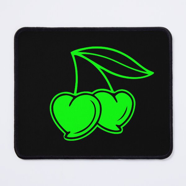 Item preview, Lime Heart Cherry Pair Design designed and sold by pattern-archive.