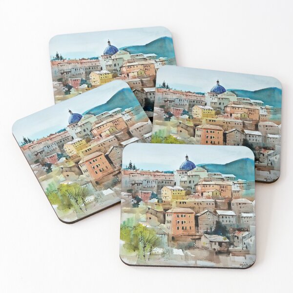 Item preview, Hillside Rooftops Under a Blue Dome designed and sold by mulickmilind.