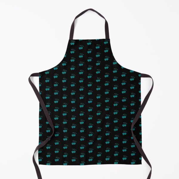 Item preview, Teal Heart Cherry Pair Design designed and sold by pattern-archive.