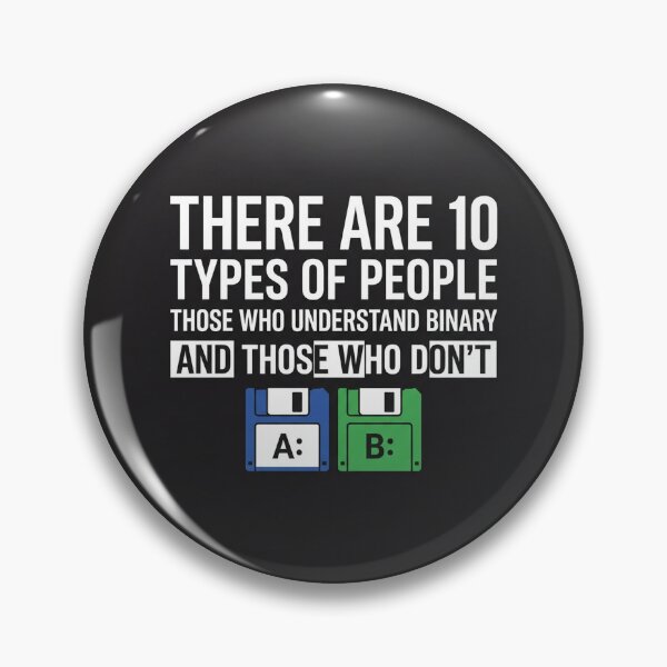 Item preview, There Are Ten Types Of People Programmer Joke designed and sold by Owcomm.