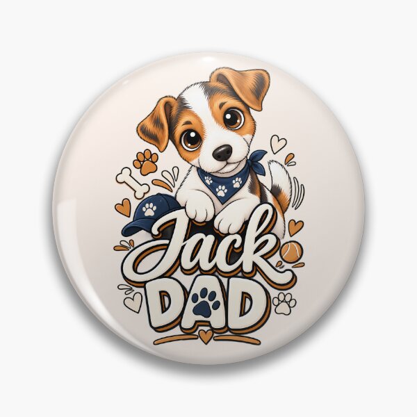 Item preview, Jack Russell Dad – Cute Dog Lover Gift designed and sold by FloreDreamStudio.