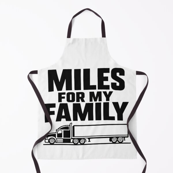 Item preview, Miles For My Family - Trucker Gift designed and sold by Haque Desigens.