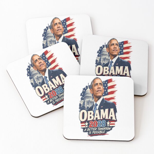 Item preview, Obama 2028 – A Better Tomorrow Is Possible | American Election Design designed and sold by CatLovers Studio.