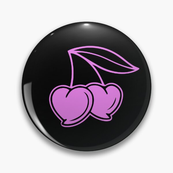 Item preview, Violet Heart Cherry Pair Design designed and sold by pattern-archive.