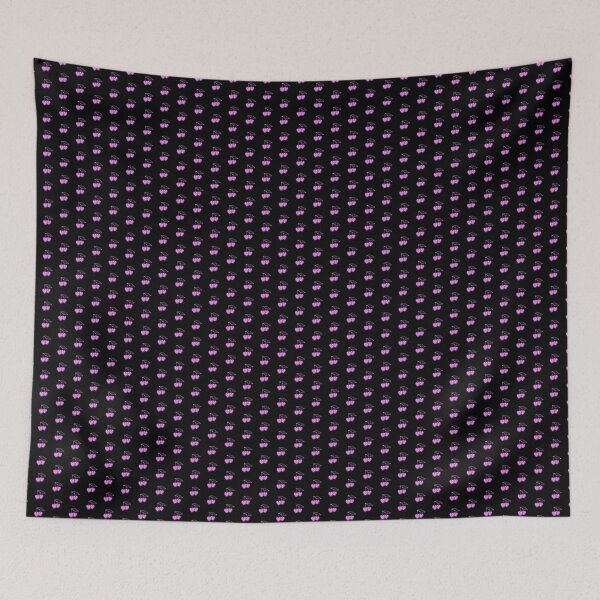 Item preview, Violet Heart Cherry Pair Design designed and sold by pattern-archive.