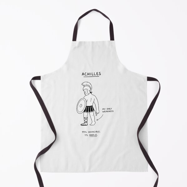 Item preview, Funny Greek Mythology Achilles Heel Humor Cartoon designed and sold by Owcomm.