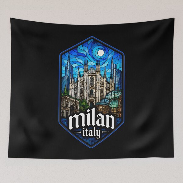 Item preview, Milan Italy Europe Stained Glass Art designed and sold by TomFrontierArt.