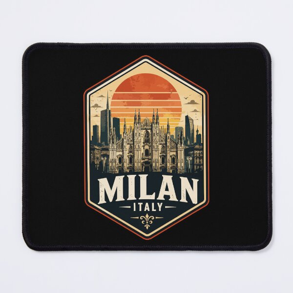 Item preview, Milan Italy Europe Retro designed and sold by TomFrontierArt.