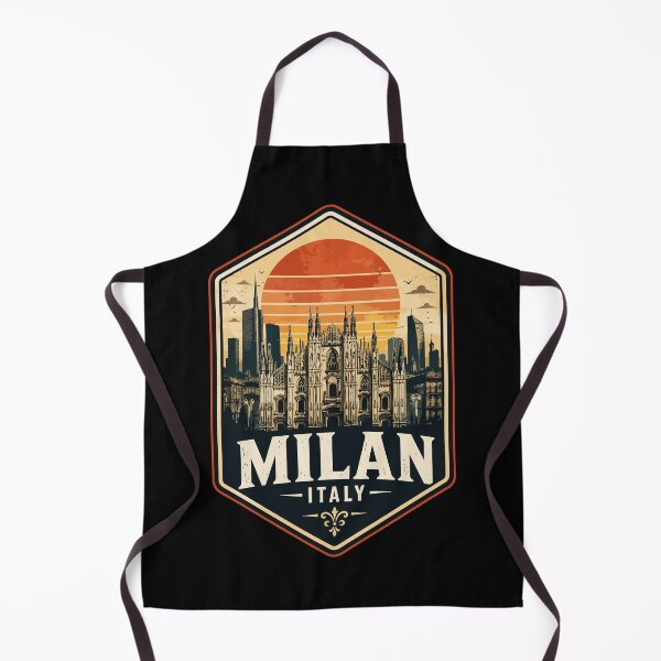 Aperçu de l'œuvre Milan Italie Europe Rétro créée et vendue par TomFrontierArt.