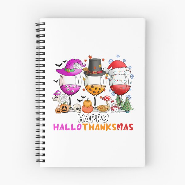 Item preview, Happy Hallothanksmas wine lover designed and sold by aponwao.