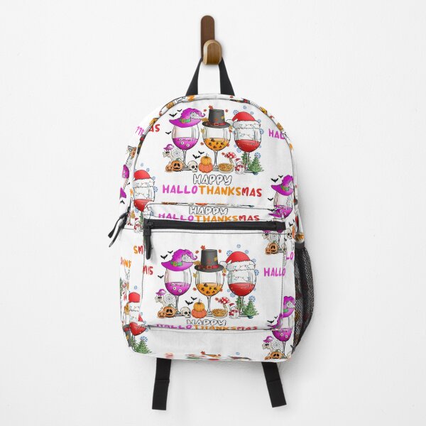Item preview, Happy Hallothanksmas wine lover designed and sold by aponwao.