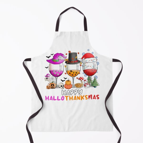 Item preview, Happy Hallothanksmas wine lover designed and sold by aponwao.