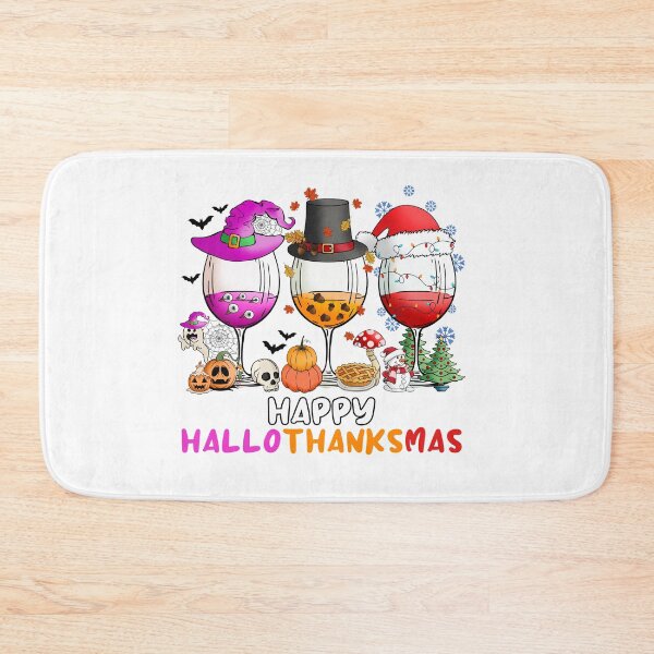 Item preview, Happy Hallothanksmas wine lover designed and sold by aponwao.