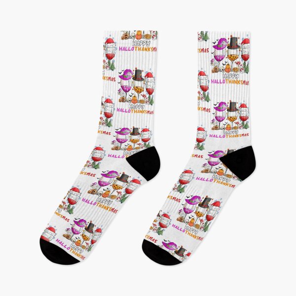 Item preview, Happy Hallothanksmas wine lover designed and sold by aponwao.
