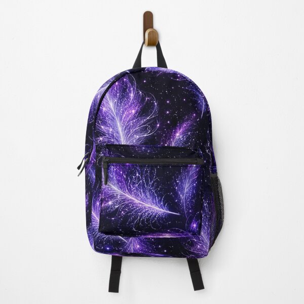 Item preview, Cosmic Purple Feathers Galaxy Starry Night Pattern designed and sold by Owcomm.