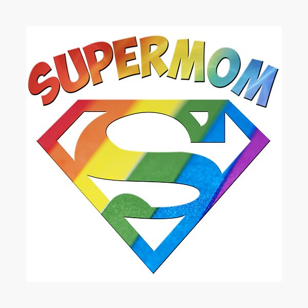 Supermom Photographic Print