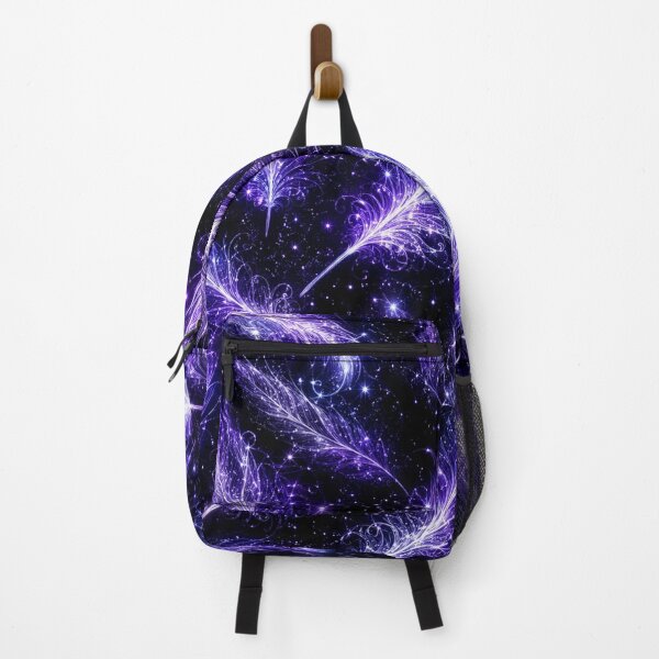 Item preview, Cosmic Purple Feathers Starry Night Pattern designed and sold by Owcomm.