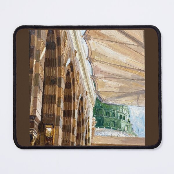 Item preview, Green Dome of Al Masjid Al Nabawi Oil Painting Art designed and sold by D-Islamic.