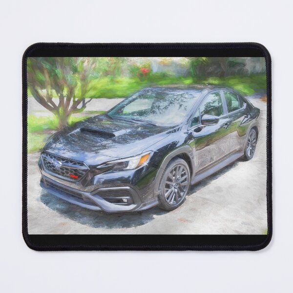 Item preview, 2026 WRX Crystal Black Silica Technical Blueprint Car Poster designed and sold by RichFrancoCars.