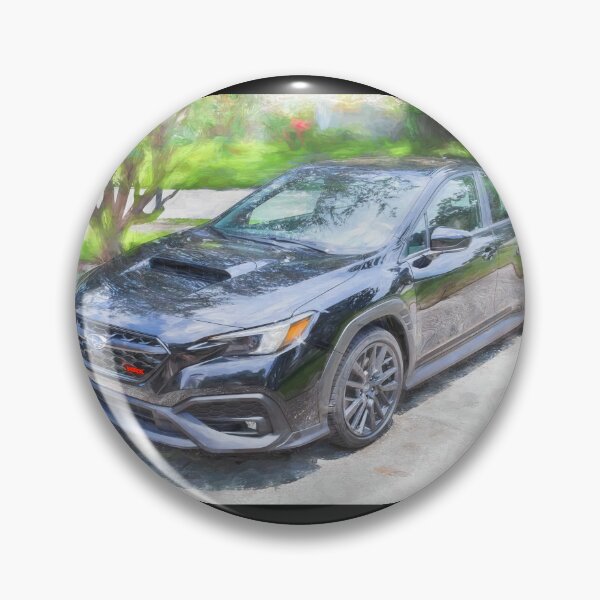 Item preview, 2026 WRX Crystal Black Silica Technical Blueprint Car Poster designed and sold by RichFrancoCars.