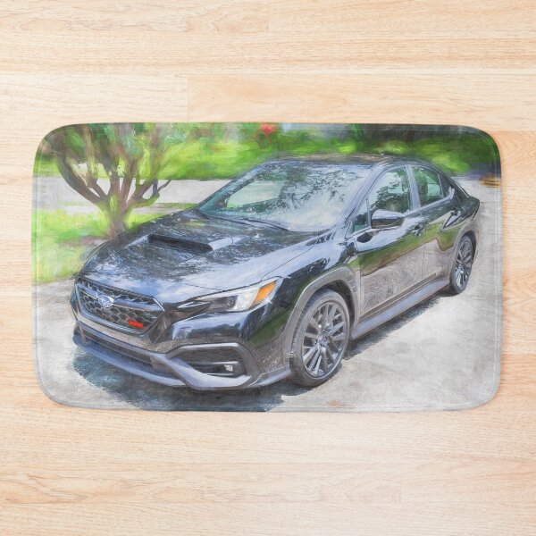 Item preview, 2026 WRX Crystal Black Silica Technical Blueprint Car Poster designed and sold by RichFrancoCars.