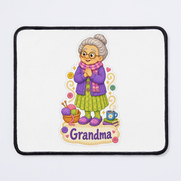 Item preview, Grandma from Holly and the Sock Gremlins designed and sold by MerchByEricaLiv.