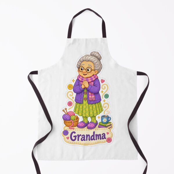 Item preview, Grandma from Holly and the Sock Gremlins designed and sold by MerchByEricaLiv.