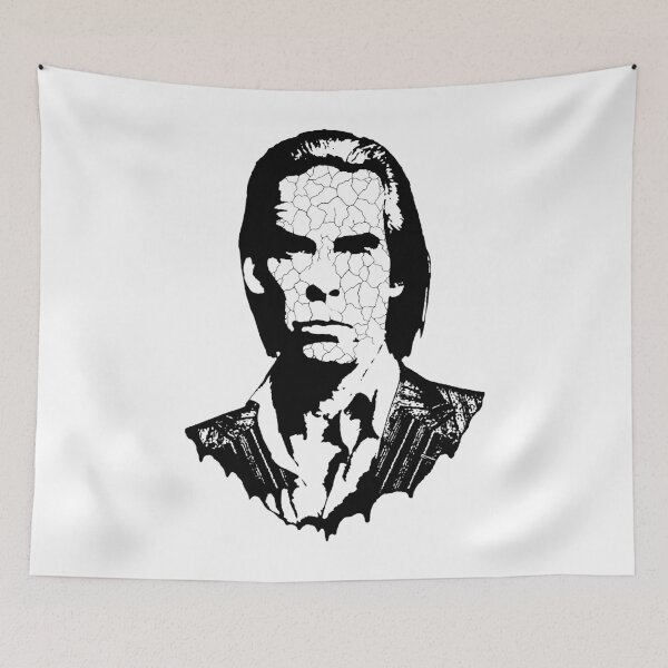 Item preview, Nick Cave: Classic High-Contrast Post-Punk Portrait designed and sold by surmind.